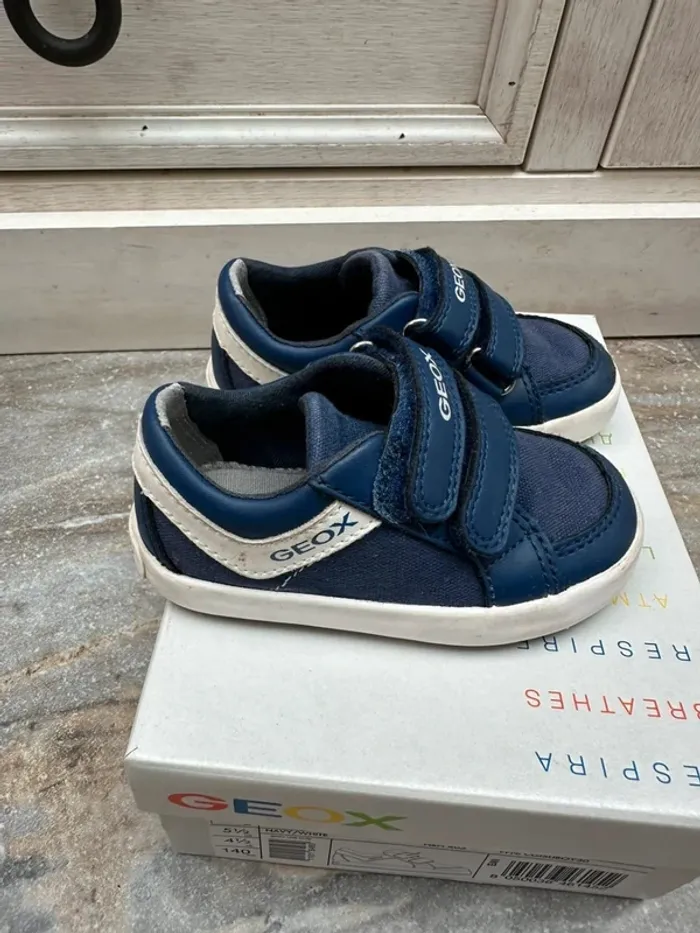 Basket Geox bleu 21 - photo numéro 5