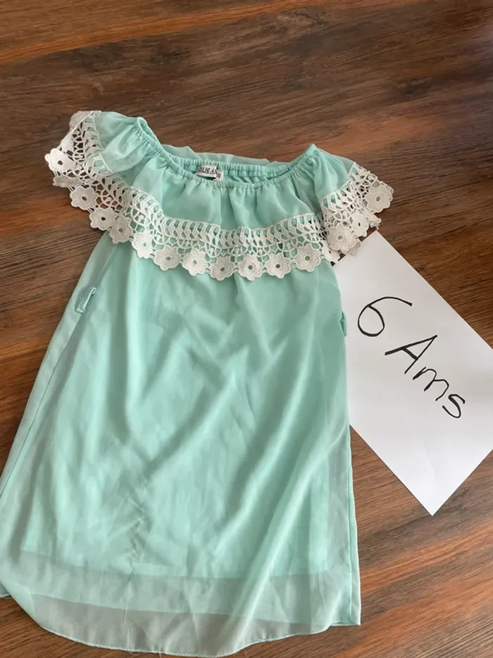 Robe turquoise