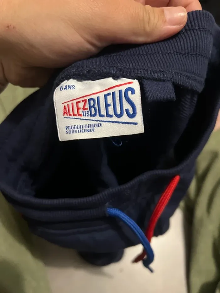 Short allez les bleus 6ans - photo numéro 2