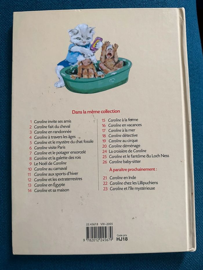 Livre rare Caroline baby-sitter Pierre Probst bd album vintage ancien - photo numéro 2
