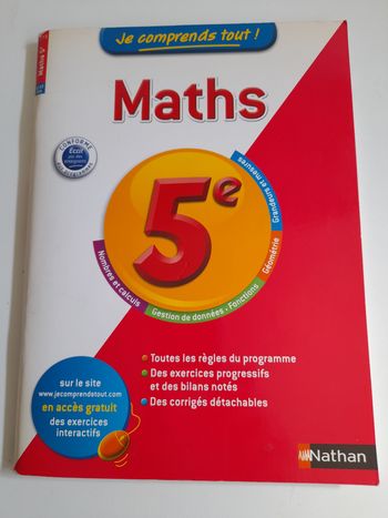 Cahier exercices_ corrigés MATHS 5ème