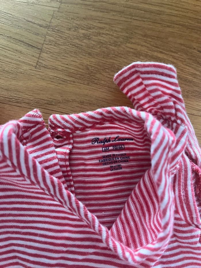 T-shirt Ralph Lauren 6mois - photo numéro 2