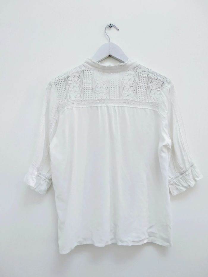 Blouse romantique Mihos en lin t 38 40 - photo numéro 5