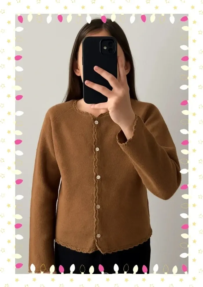 🧶 Gilet fille Acanthe – Taille 12 ans – Neuf avec étiquette 🧶 - photo numéro 2