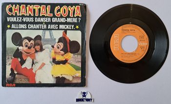Vinyl 45 tours 45T Chantal Goya Allons chanter avec Mickey