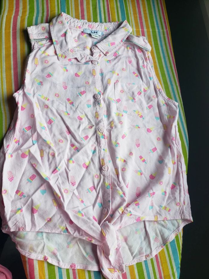 Chemise sans manches la halle 10 ans