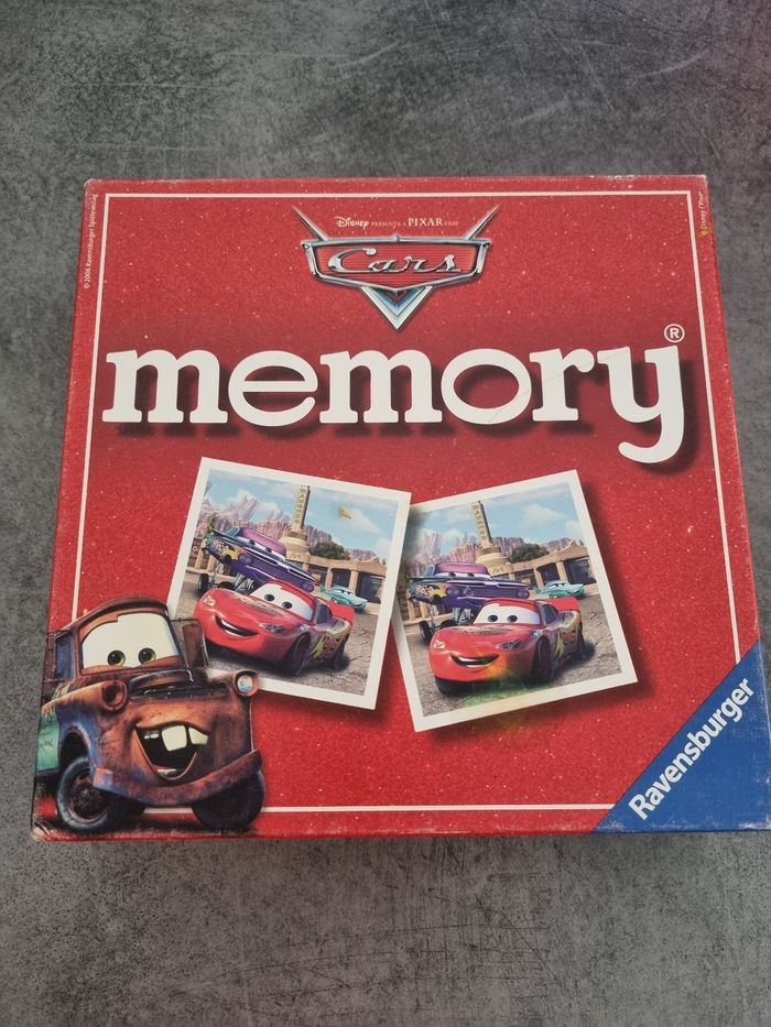 Jeux du memory Cars