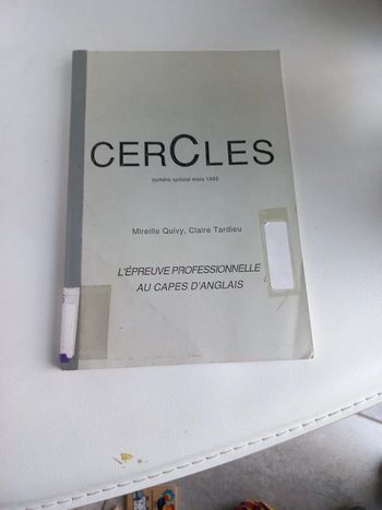Manuel de préparation au capes d'anglais l'épreuve professionnelle
