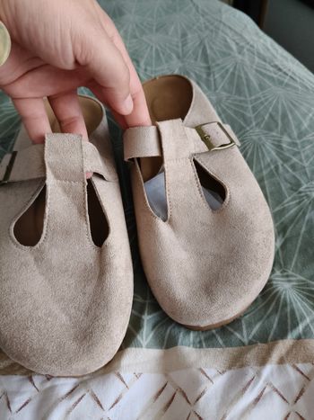 Mules type suédine neuves