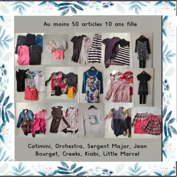 Lot Automne Hiver 10 ans fille