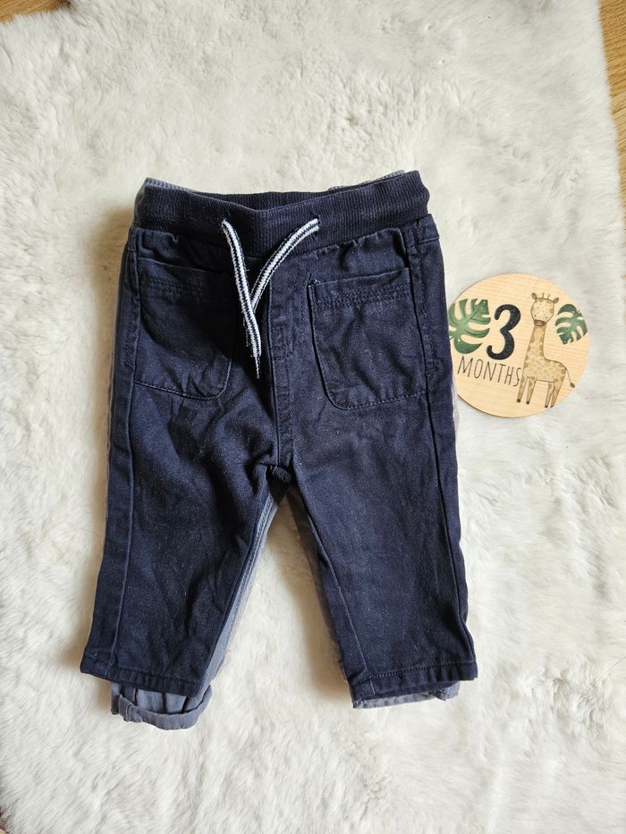 Lot 3 pantalons 3 mois - photo numéro 2