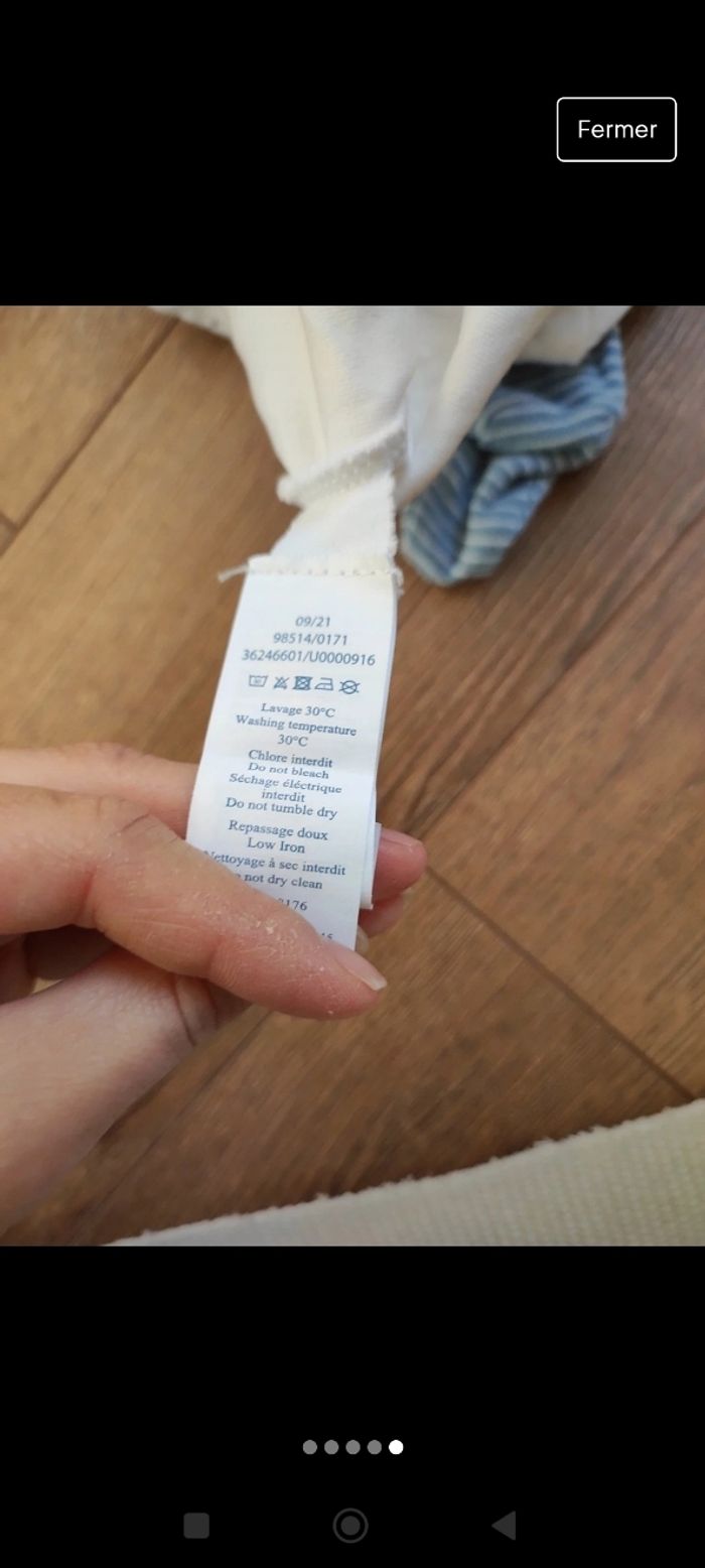 Lot de 2 pantalons bébé 1 mois Obaïbi - photo numéro 5