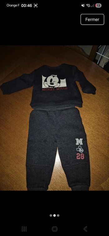 Ensemble mickey bebe