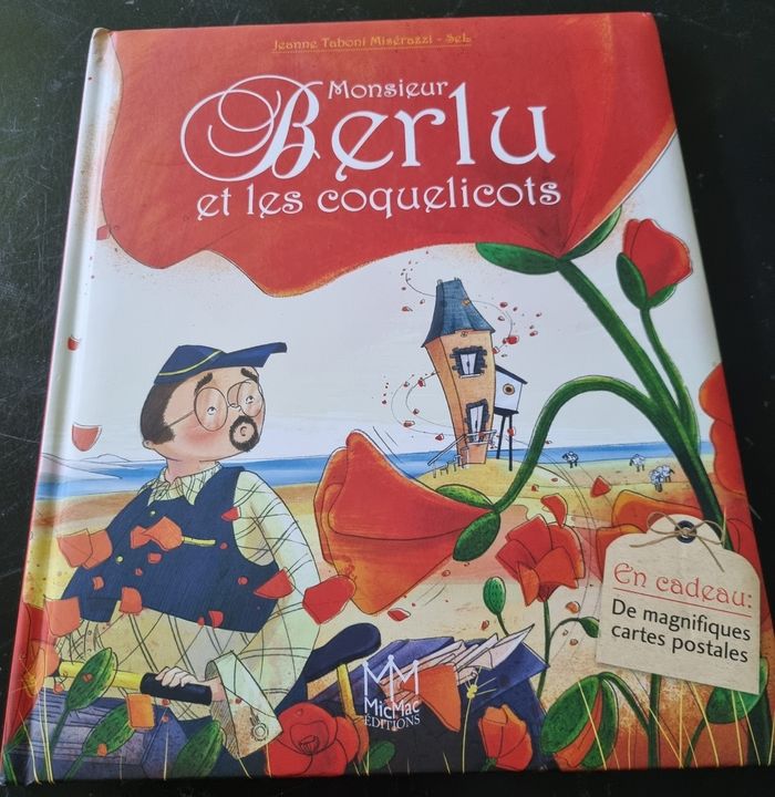 livre enfant Monsieur Berlu et les coquelicots