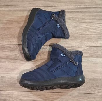 Bottes bottines hiver chaudes doublées imperméable randonnée femme 