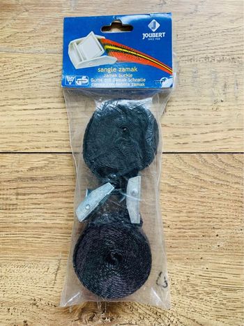 Lots de 2 sangles 25 mm avec boucle zamak - Marque JOUBERT