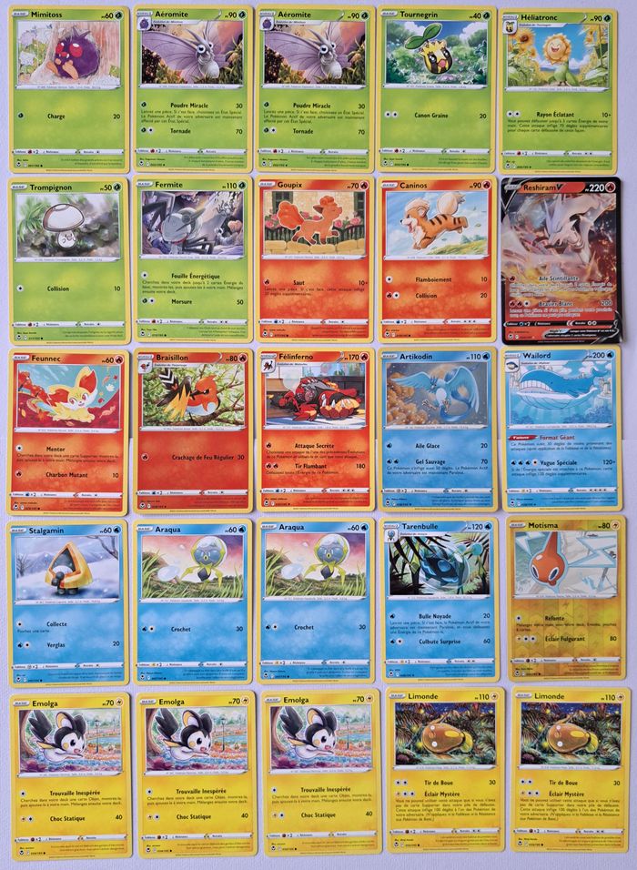 🃏 Lot de 69 cartes Pokémon JCC françaises 2022 Epée et Bouclier Tempête Argentée - photo numéro 2