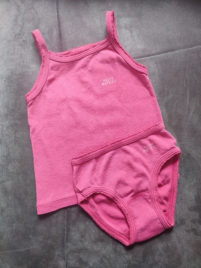 Ensemble débardeur fille 2 ans petit bateau