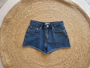 Short en jean bleu 34 Mango
