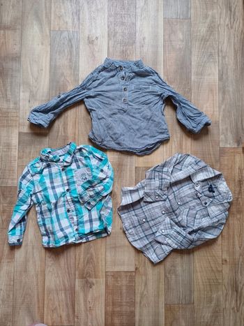 Lot de 3 chemises garçon