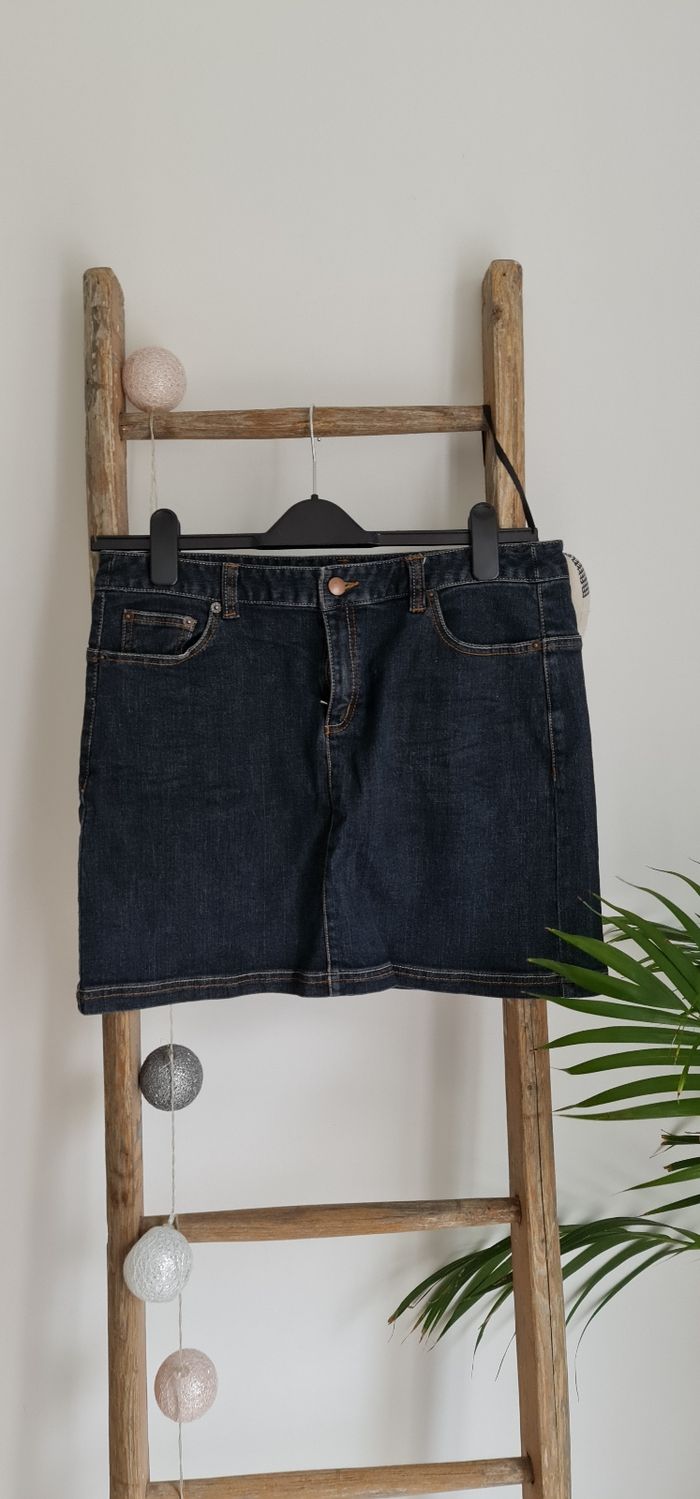 Jupe en jeans bleu taille 42 XL