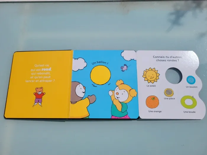 Très beau livre 🔵 T'choupi Devine les formes 🟥 avec volets à déplier - photo numéro 6