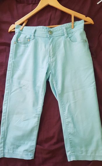 Pantacourt turquoise
