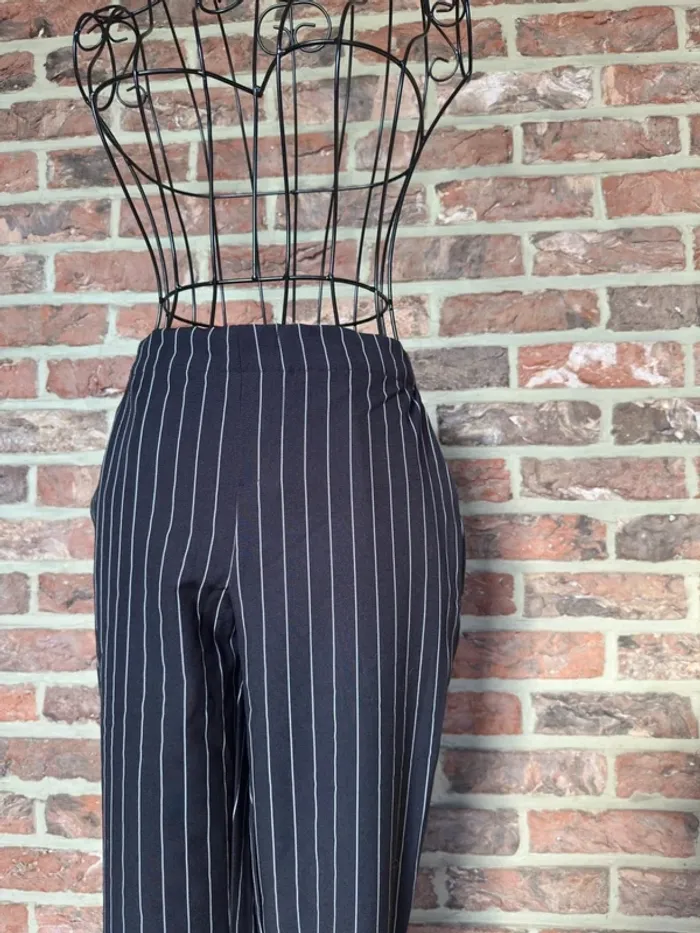 Pantalon droit ligne noir et blanc Lefties Taille XS / 34