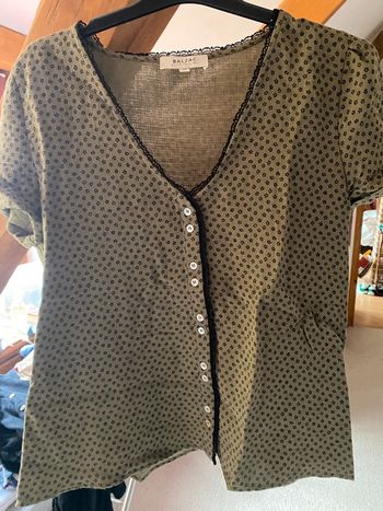 Blouse Balzac Kaki noir M