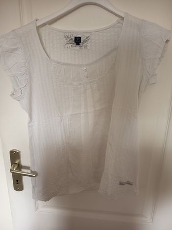 T shirt blanc Terre de marins