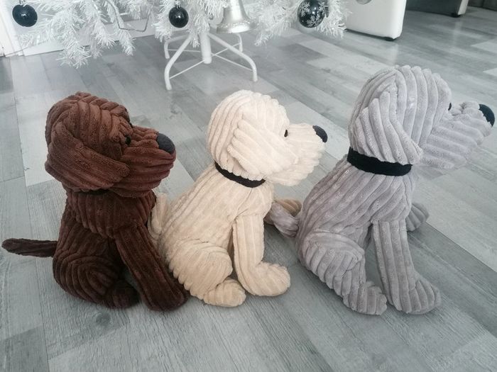 3 peluches chiens décoration 🐶 - photo numéro 8