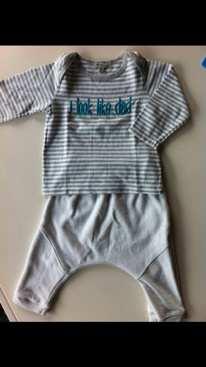 Ensemble premaman sarouel velours 9 mois