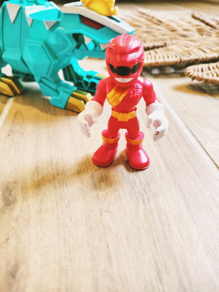 🙅 Power rangers Wild force/Force animal Dimetrozord Dinosaure et figurine ranger rouge - photo numéro 3