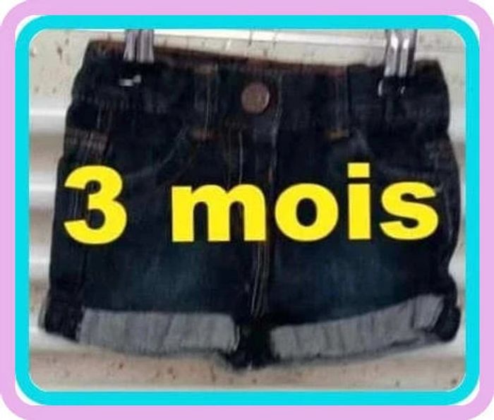 Short  en  jeans  Kiabi Taille 3 mois