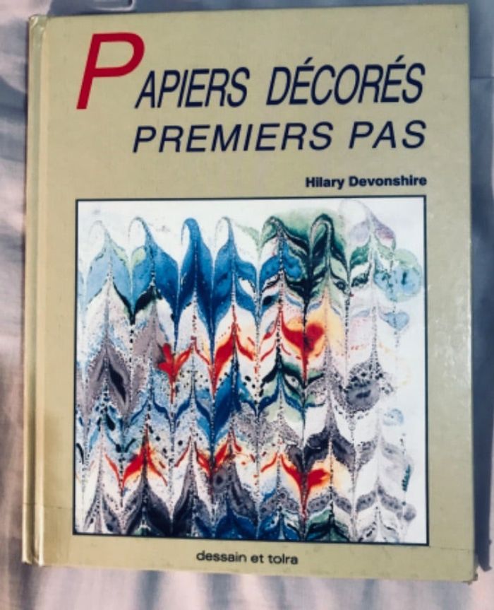 Papiers décorés -Premiers pas -