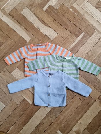 Lot 3 gilets naissance