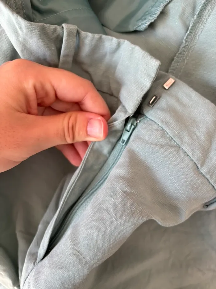 Pantalon ajusté vert d’eau Promod taille 38 - photo numéro 4