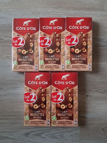 Tablettes côte d'or