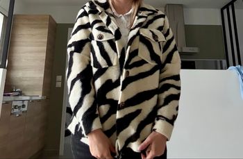 Veste zébrée