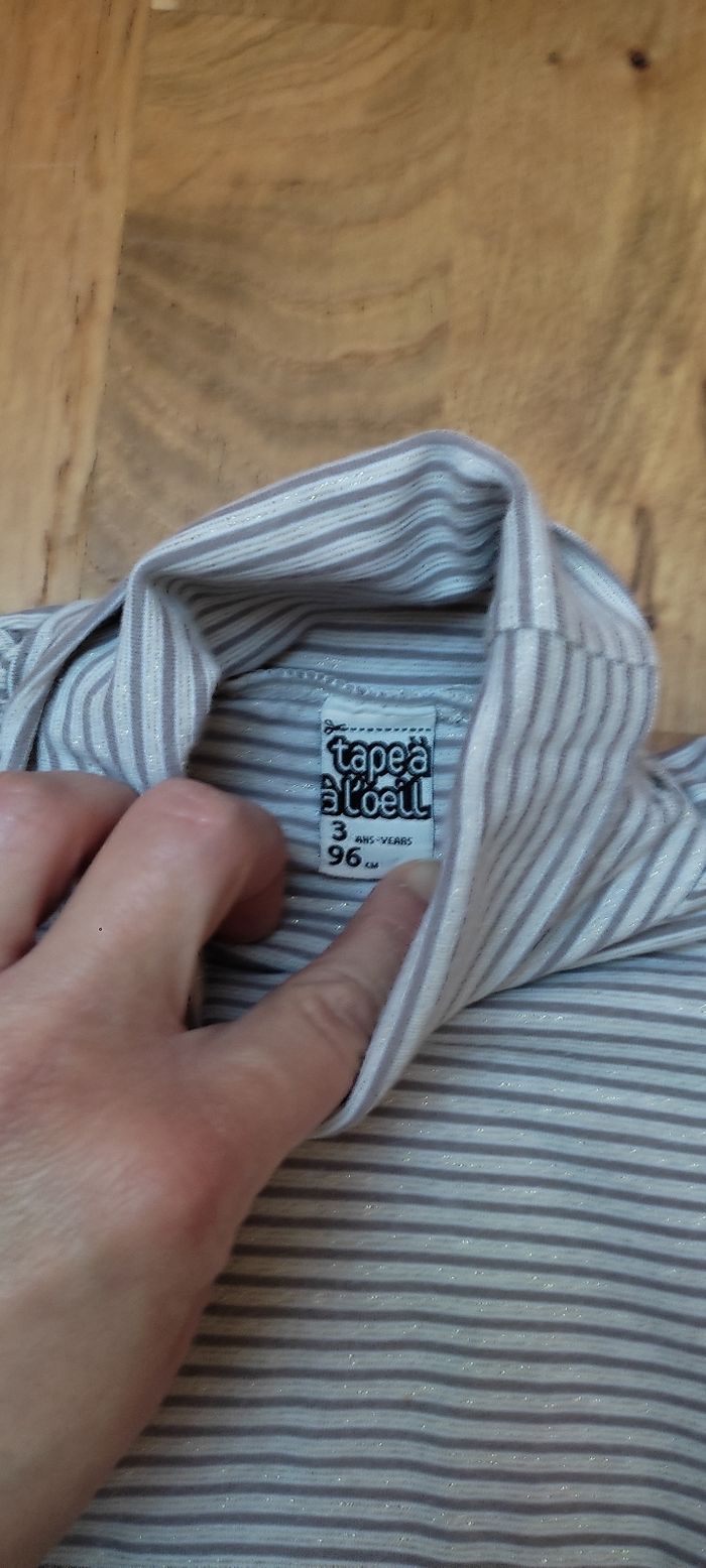 T-shirt fille 3 ans - photo numéro 4