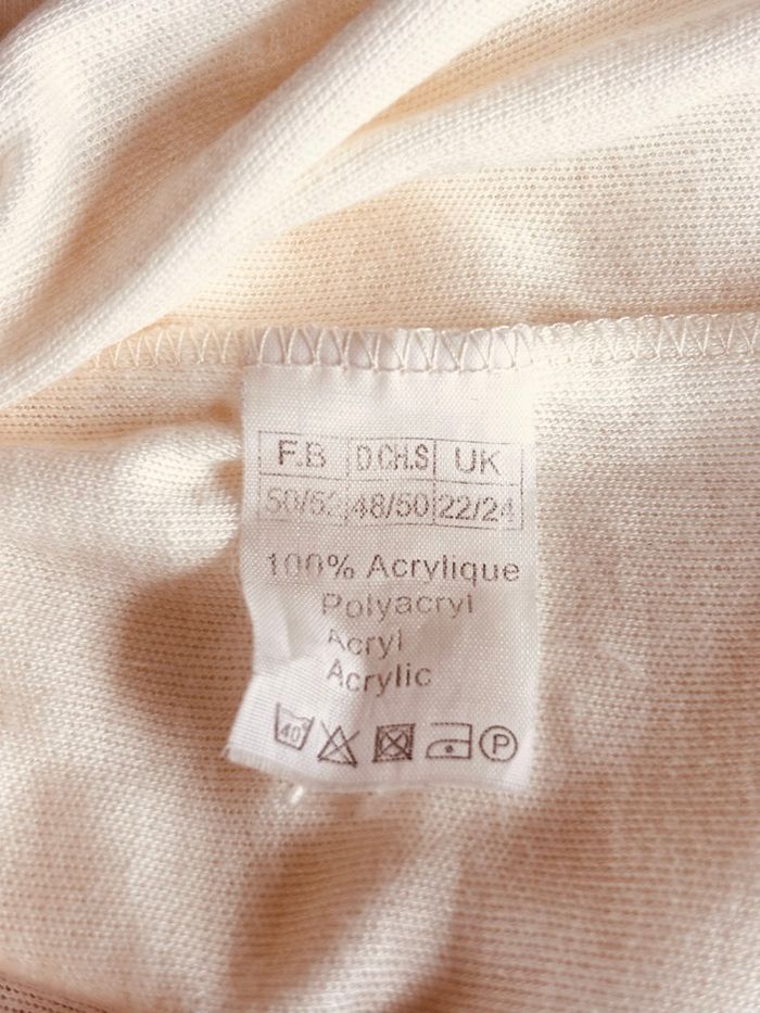 Col roulé blanc cassé femme Daxon T50/52 - photo numéro 4