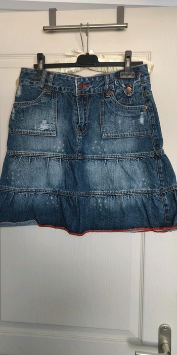 Mini jupe en jean