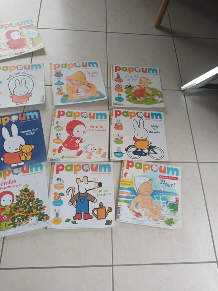 Lot de 10 livres pour enfants de 1 à 3 ans Papoum - photo numéro 3
