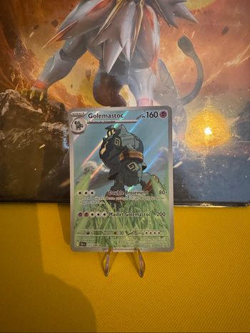 Pokémon carte Golemastoc 126/086 EV10.5 Foudre Noire BLK FR