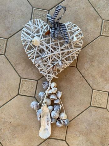 Coeur osier décoratif