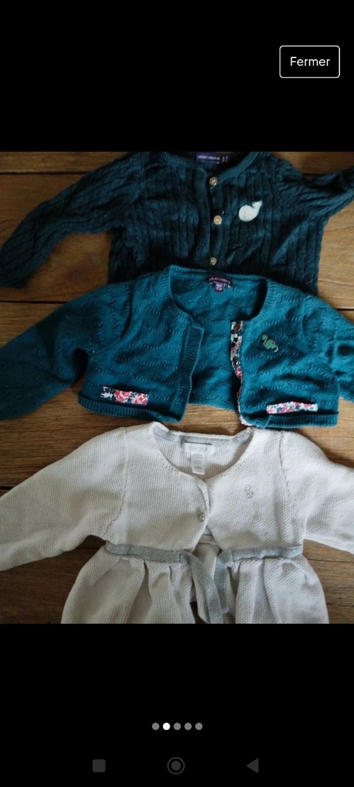 Lot 11 pièces fille 9 mois - photo numéro 2