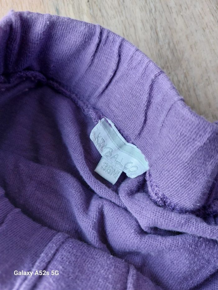 Sarouel violet 3 ans - photo numéro 3