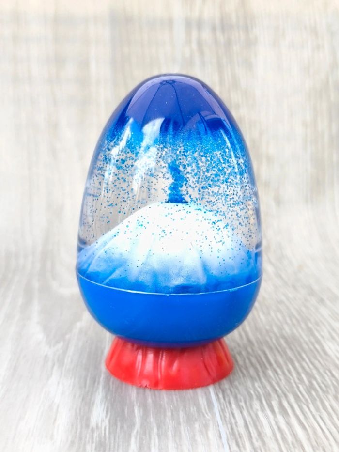 Sablier volcan bleu - photo numéro 5