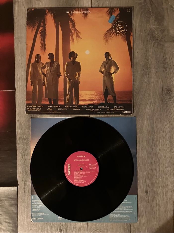Vinyle 33 tours +grand poster-Boney M-Boonoonoonoos - photo numéro 5