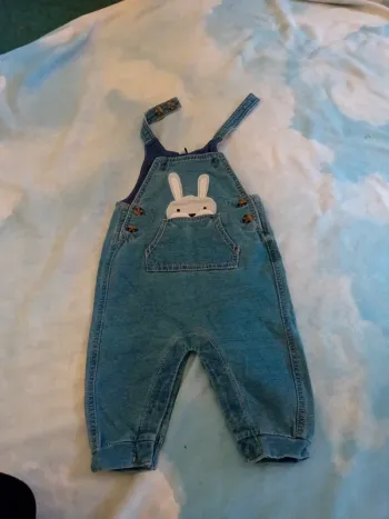 Salopette imitation jeans 3 mois